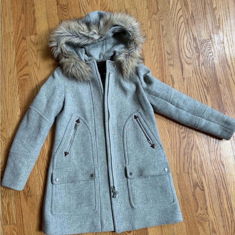 Jcrew New Chateau Parka in Italian Stadium Cloth by Nello Gori.